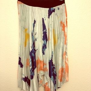 Philosophy pleated skirt with floral print